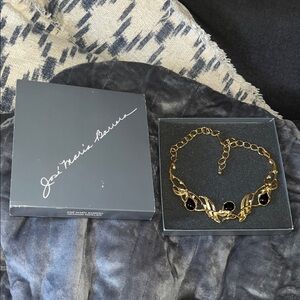 Gold and Black Necklace